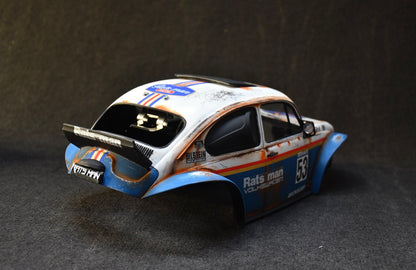 Tamiya Sand Scorcher 1/10 Custom Painted Body – Finished with Driver Figure (RATS MAN)
