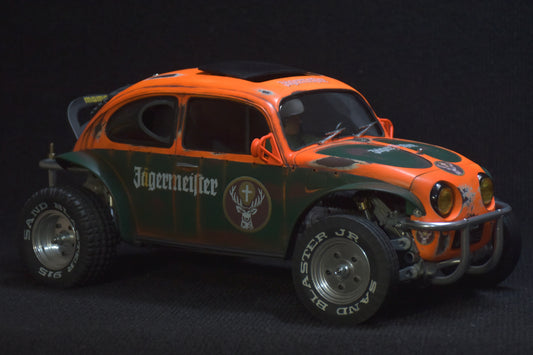 Tamiya Sand Scorcher 1/10 Custom Painted Body – Finished with Driver Figure (JAGERMAGEN) - BOLIM RC CUSTOMS