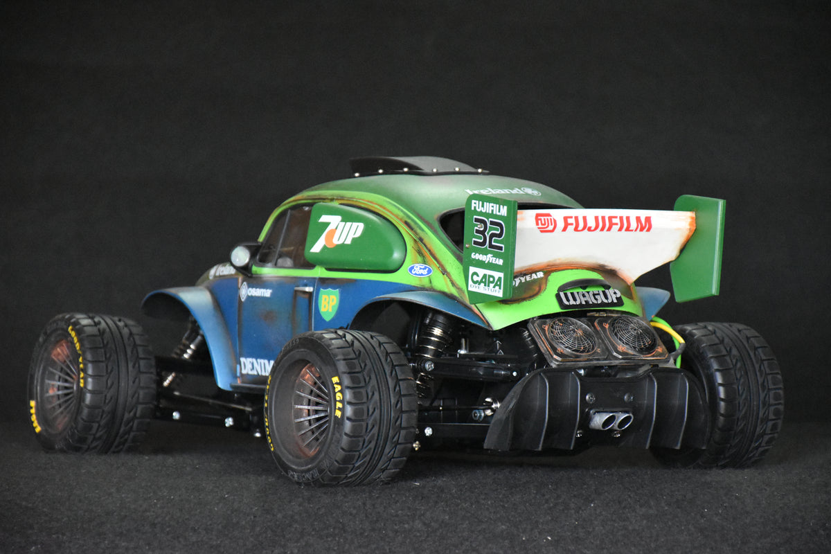 WAGUP  - Custom-Built Tamiya Blitzer Beetle – 1/10 RC Buggy (7UP LIVERY)