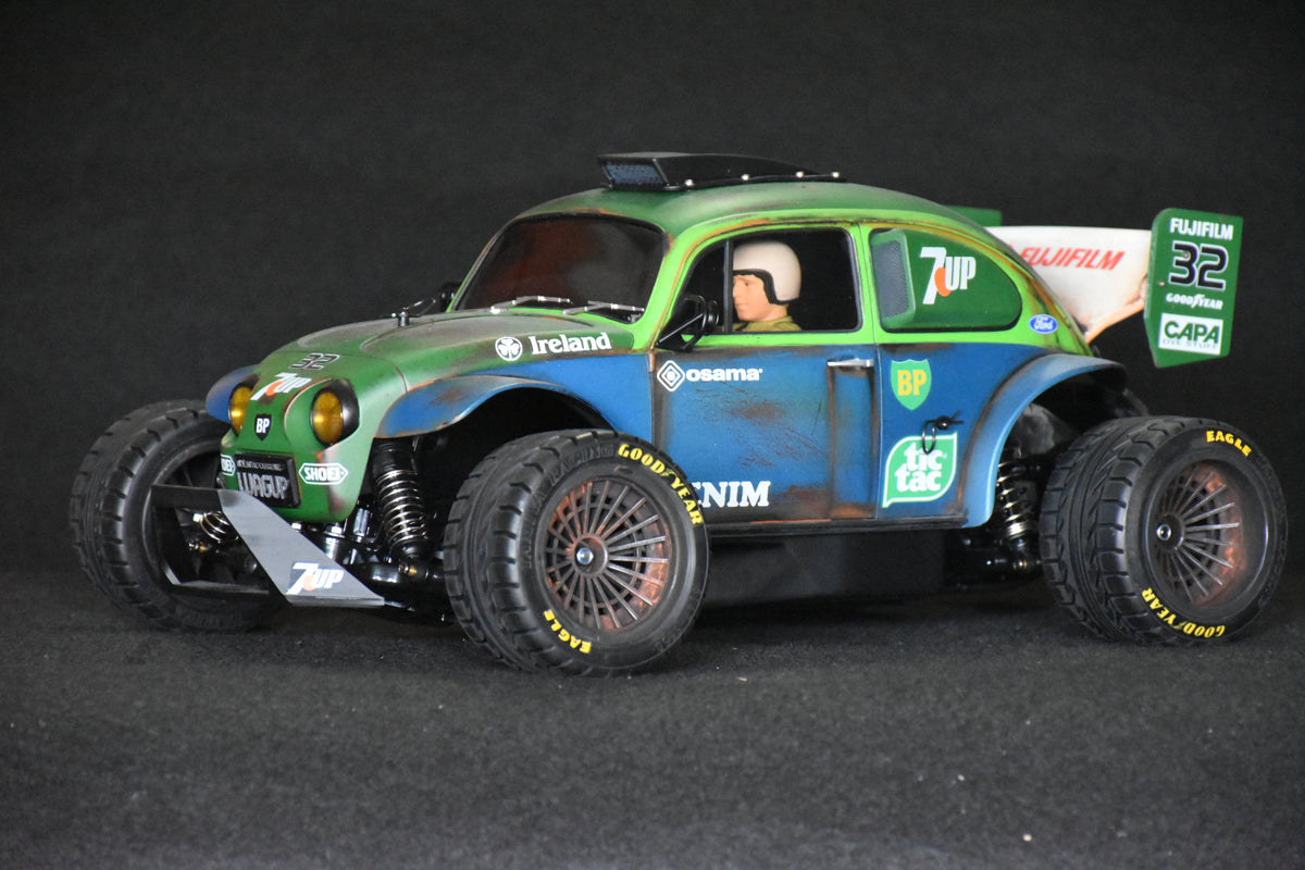 WAGUP  - Custom-Built Tamiya Blitzer Beetle – 1/10 RC Buggy (7UP LIVERY)
