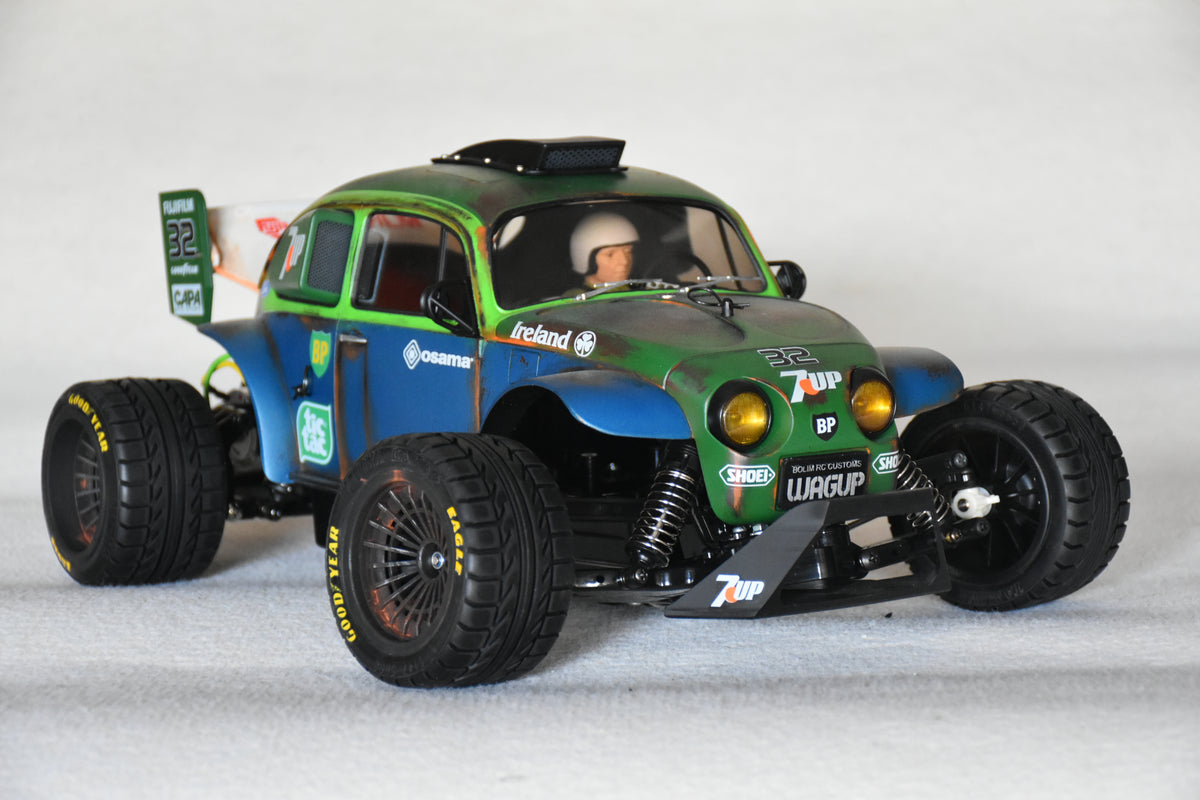 WAGUP  - Custom-Built Tamiya Blitzer Beetle – 1/10 RC Buggy (7UP LIVERY)