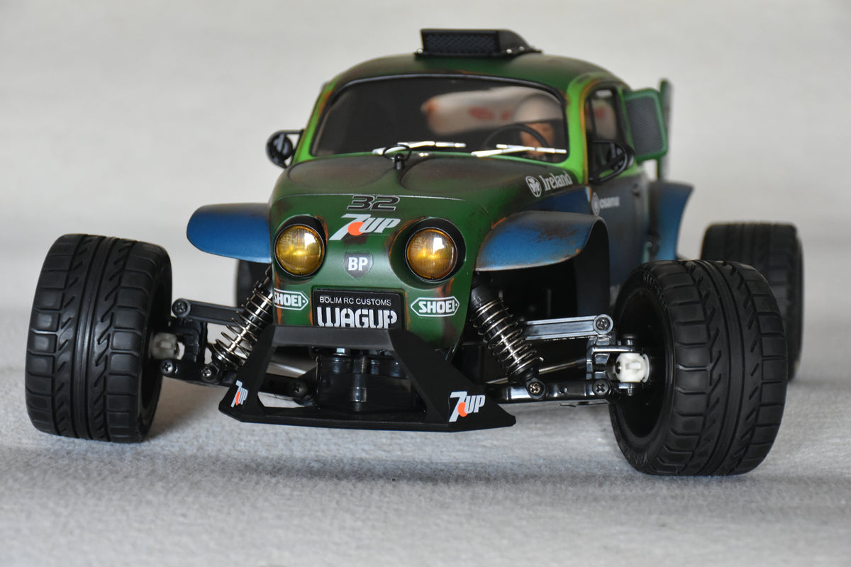 WAGUP  - Custom-Built Tamiya Blitzer Beetle – 1/10 RC Buggy (7UP LIVERY)