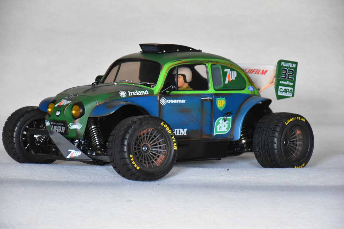 WAGUP  - Custom-Built Tamiya Blitzer Beetle – 1/10 RC Buggy (7UP LIVERY)