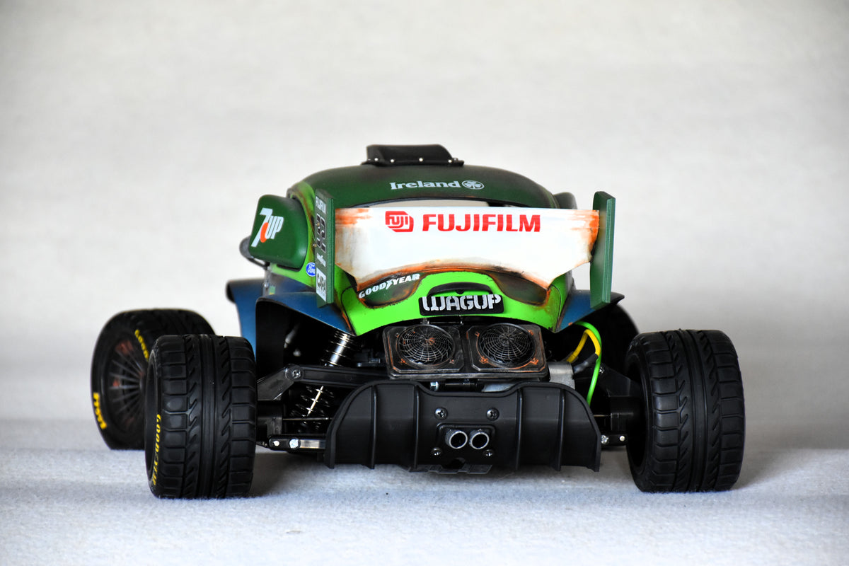 WAGUP  - Custom-Built Tamiya Blitzer Beetle – 1/10 RC Buggy (7UP LIVERY)