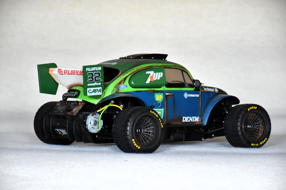 WAGUP  - Custom-Built Tamiya Blitzer Beetle – 1/10 RC Buggy (7UP LIVERY)