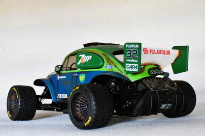 WAGUP  - Custom-Built Tamiya Blitzer Beetle – 1/10 RC Buggy (7UP LIVERY)