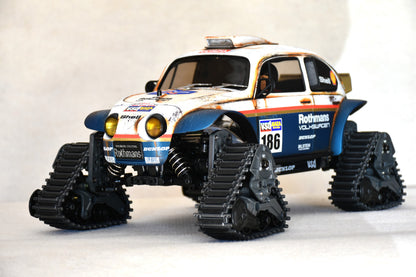 Custom-Built Tamiya QuadTrack Blitzer Beetle (ROTHMANS livery)  – 1/10 RC