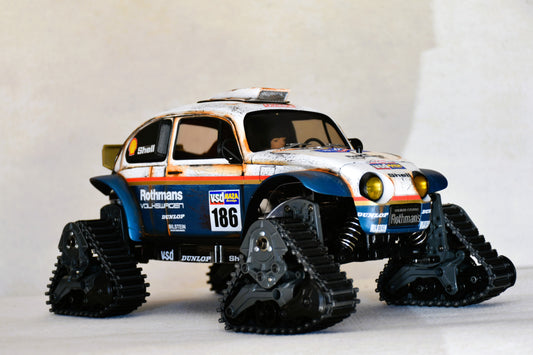 Custom-Built Tamiya QuadTrack Blitzer Beetle (ROTHMANS livery)  – 1/10 RC