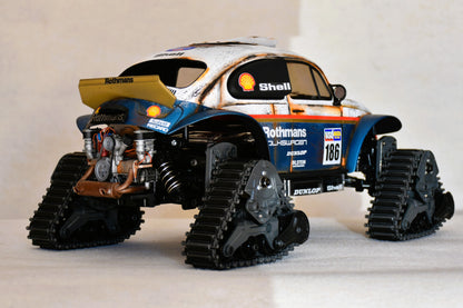 Custom-Built Tamiya QuadTrack Blitzer Beetle (ROTHMANS livery)  – 1/10 RC