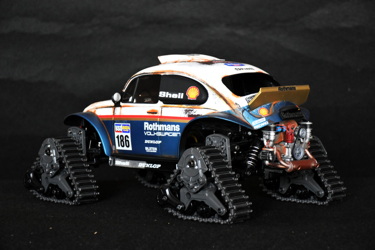Custom-Built Tamiya QuadTrack Blitzer Beetle (ROTHMANS livery)  – 1/10 RC