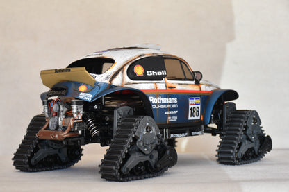 Custom-Built Tamiya QuadTrack Blitzer Beetle (ROTHMANS livery)  – 1/10 RC