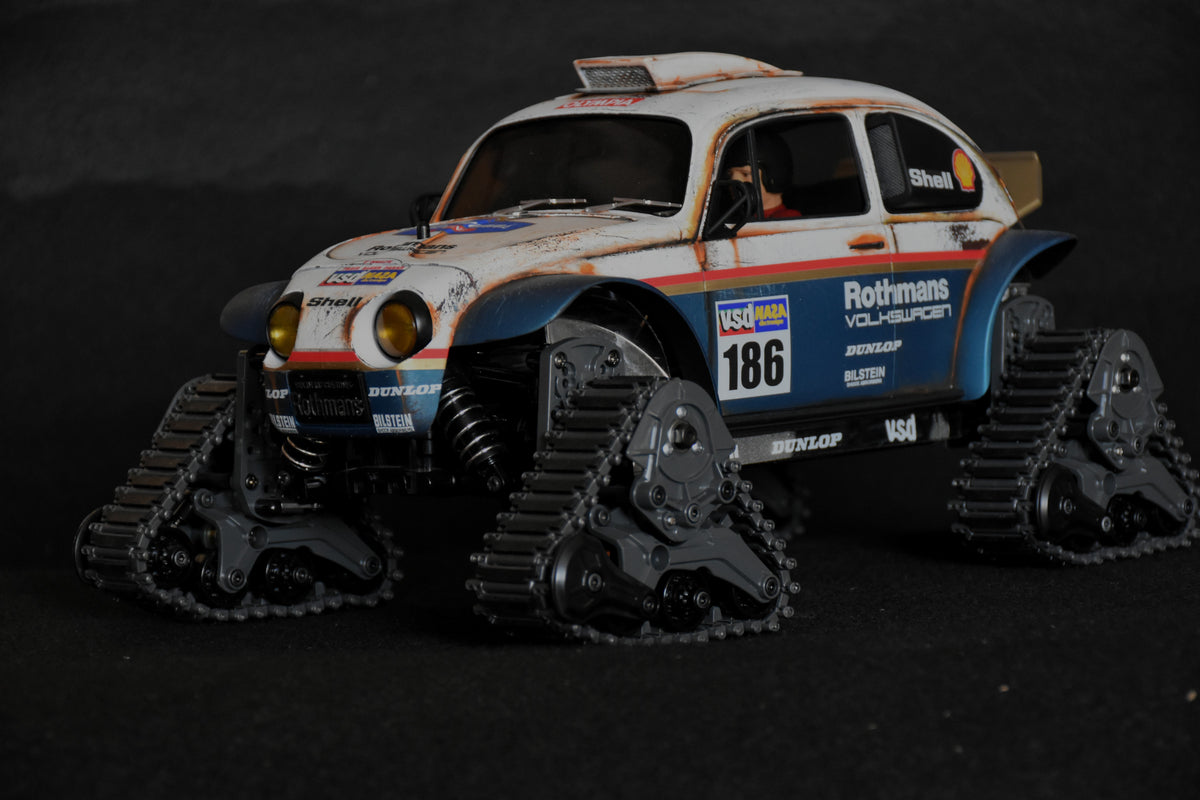 Custom-Built Tamiya QuadTrack Blitzer Beetle (ROTHMANS livery)  – 1/10 RC