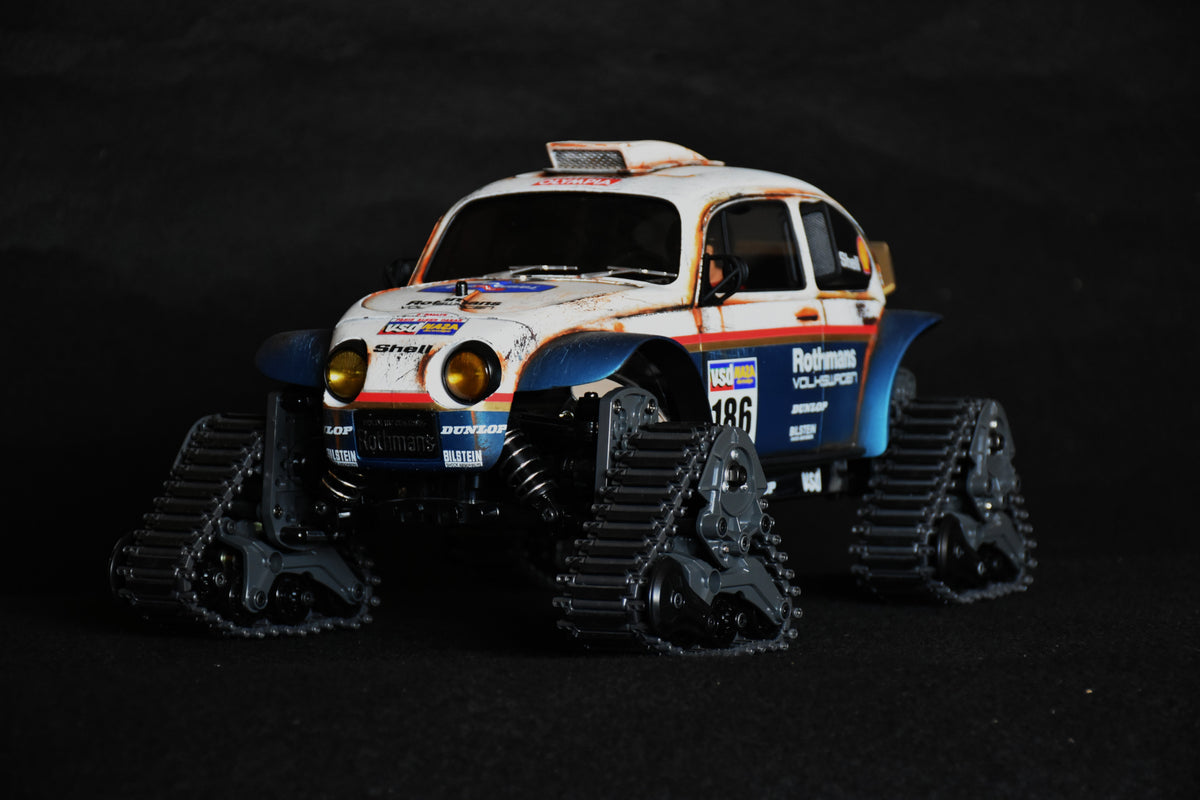 Custom-Built Tamiya QuadTrack Blitzer Beetle (ROTHMANS livery)  – 1/10 RC
