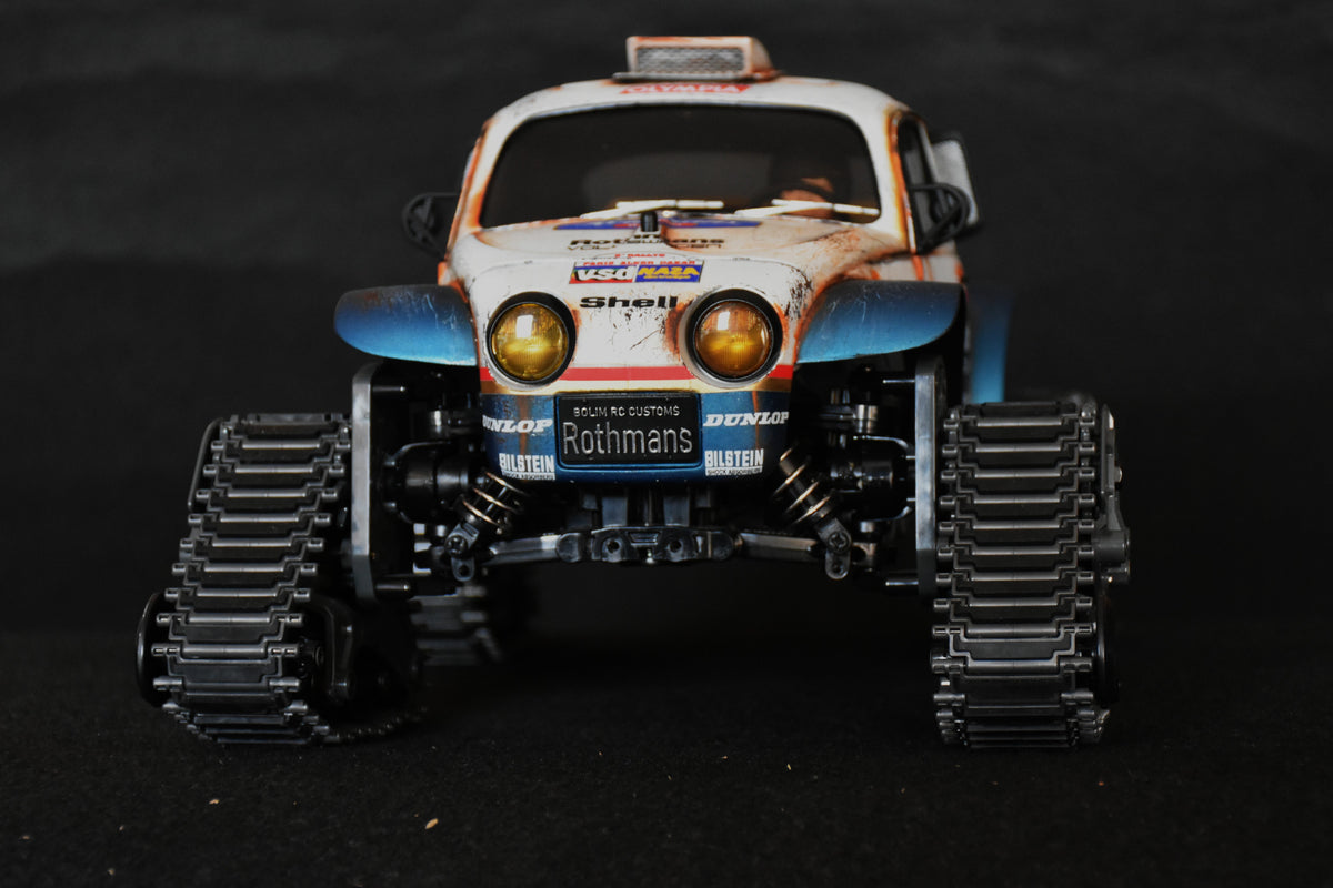 Custom-Built Tamiya QuadTrack Blitzer Beetle (ROTHMANS livery)  – 1/10 RC