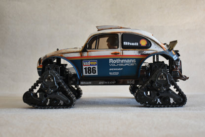 Custom-Built Tamiya QuadTrack Blitzer Beetle (ROTHMANS livery)  – 1/10 RC