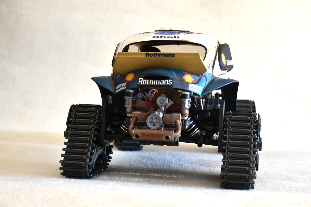 Custom-Built Tamiya QuadTrack Blitzer Beetle (ROTHMANS livery)  – 1/10 RC