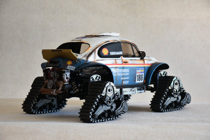 Custom-Built Tamiya QuadTrack Blitzer Beetle (ROTHMANS livery)  – 1/10 RC