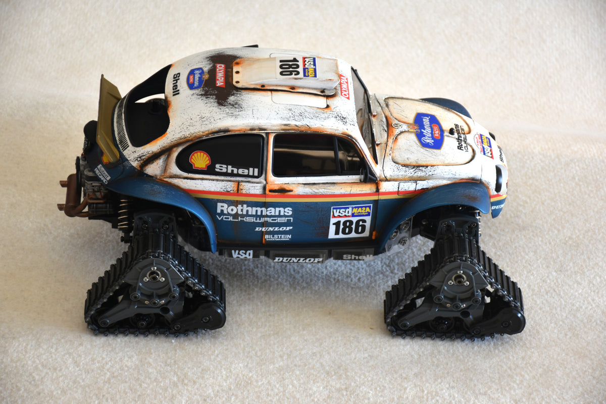 Custom-Built Tamiya QuadTrack Blitzer Beetle (ROTHMANS livery)  – 1/10 RC