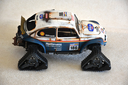 Custom-Built Tamiya QuadTrack Blitzer Beetle (ROTHMANS livery)  – 1/10 RC