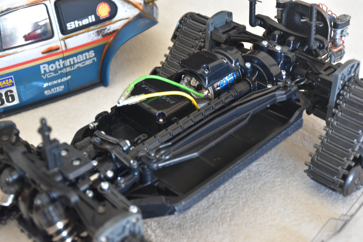 Custom-Built Tamiya QuadTrack Blitzer Beetle (ROTHMANS livery)  – 1/10 RC
