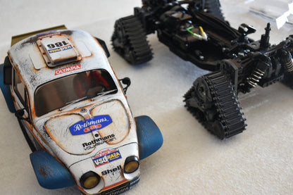 Custom-Built Tamiya QuadTrack Blitzer Beetle (ROTHMANS livery)  – 1/10 RC