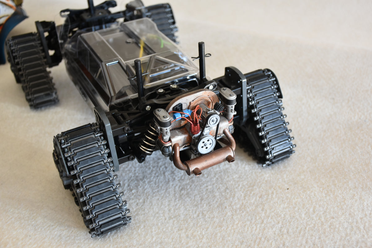 Custom-Built Tamiya QuadTrack Blitzer Beetle (ROTHMANS livery)  – 1/10 RC
