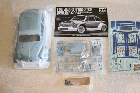 Tamiya  Fiat Abarth 1000 TCR Berlina Corse - Factory Pre-Painted Body for Tamiya MB-01 Chassis