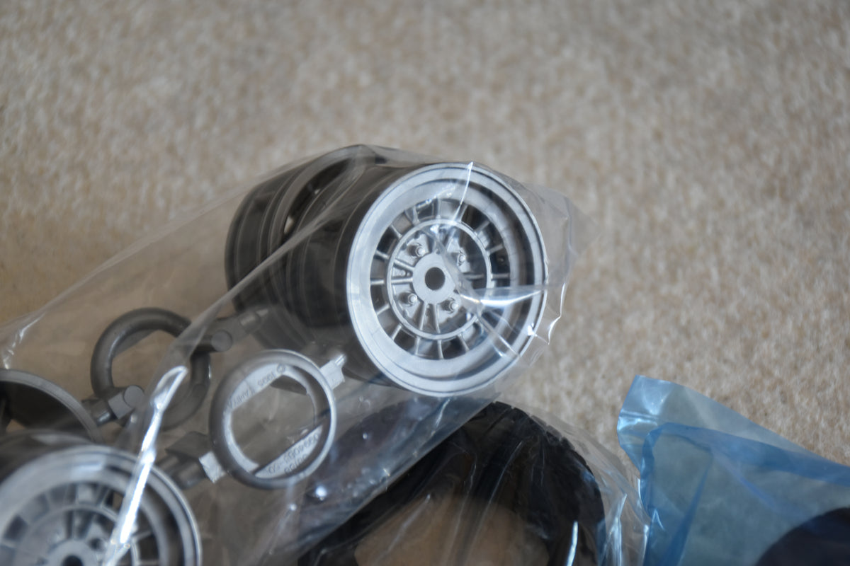 Tamiya Fiat Abarth 1000 TCR - Complete Wheel & Tire Set (Front & Rear)