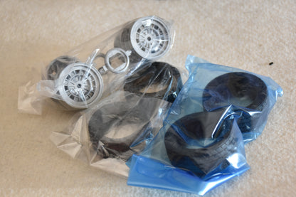 Tamiya Fiat Abarth 1000 TCR - Complete Wheel & Tire Set (Front & Rear)