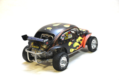 Tamiya Sand Scorcher 1/10 Custom Painted Body – Finished with Driver Figure (SCORTZER) - BOLIM RC CUSTOMS