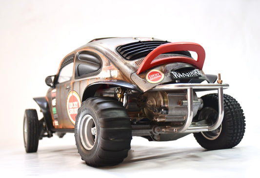 Tamiya Sand Scorcher 1/10 Custom Painted Body – Finished with Driver Figure (VOLKSTRIKE) - BOLIM RC CUSTOMS