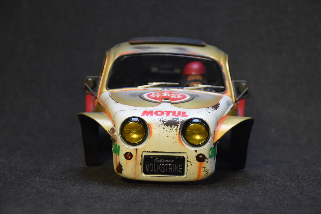 Tamiya Sand Scorcher 1/10 Custom Painted Body – Finished with Driver Figure (VOLKSTRIKE v2) - BOLIM RC CUSTOMS