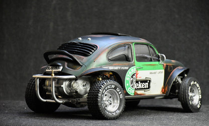 Tamiya Sand Scorcher 1/10 Custom Painted Body – Finished with Driver Figure (BUGOBLIN)