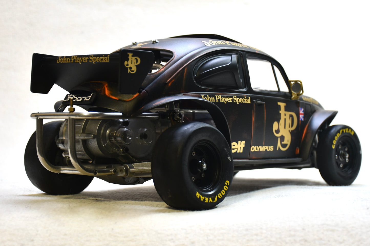 Tamiya Sand Scorcher 1/10 Custom Painted Body – Finished with Driver Figure (JPScorcher)