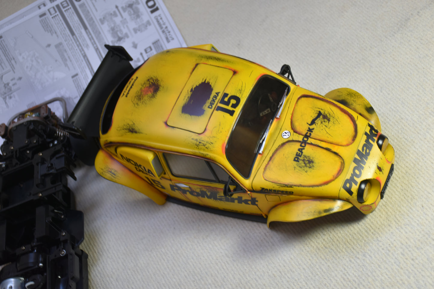 Tamiya Custom Built STREET Blitzer Beetle (PROMARKT) – 1/10 RC (Tamiya BT-01 Chassis)