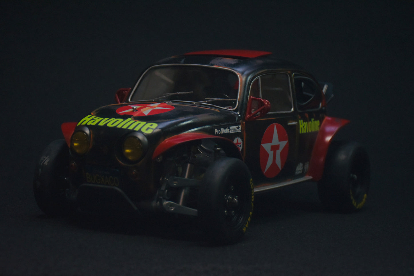 Tamiya Sand Scorcher 1/10 Custom Painted Body – Finished with Driver Figure (BUGXACO)