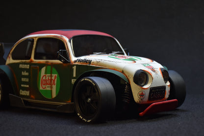 Tamiya Custom Built STREET Blitzer Beetle (CASTROL) – 1/10 RC (Tamiya BT-01 Chassis)
