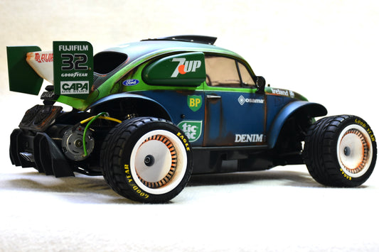 WAGUP  - Custom-Built Tamiya Blitzer Beetle – 1/10 RC Buggy (7UP LIVERY)