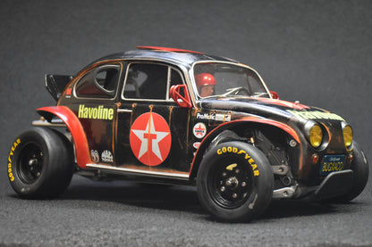 Tamiya Sand Scorcher 1/10 Custom Painted Body – Finished with Driver Figure (BUGXACO)