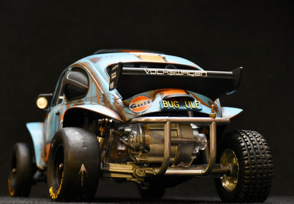 Tamiya Sand Scorcher 1/10 Custom Painted Body – Finished with Driver Figure (BUGULF)