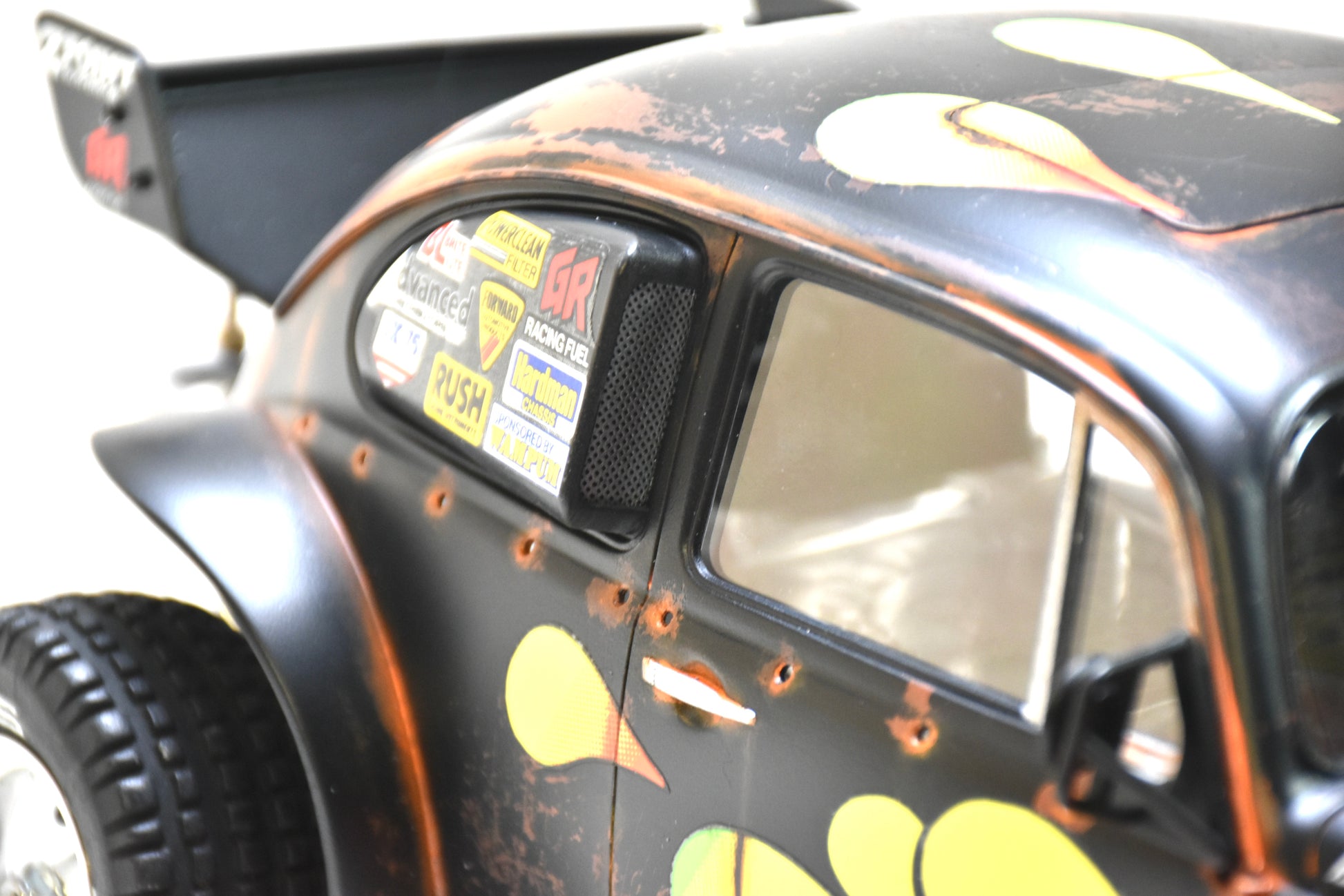 Tamiya Sand Scorcher 1/10 Custom Painted Body – Finished with Driver Figure (SCORTZER) - BOLIM RC CUSTOMS