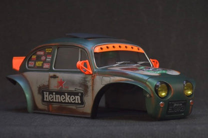 Tamiya Sand Scorcher 1/10 Custom Painted Body – Finished with Driver Figure (HEINEWAGEN)