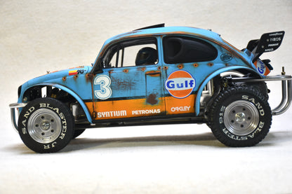 Tamiya Sand Scorcher 1/10 Custom Painted Body – Finished with Driver Figure (BUGULF) - BOLIM RC CUSTOMS