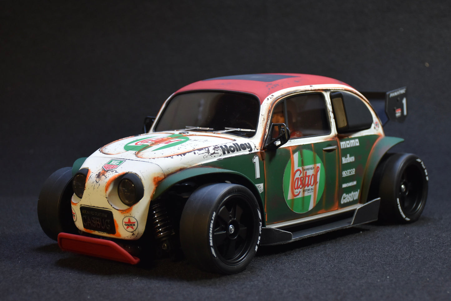 Tamiya Custom Built STREET Blitzer Beetle (CASTROL) – 1/10 RC (Tamiya BT-01 Chassis)