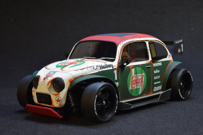 Tamiya Custom Built STREET Blitzer Beetle (CASTROL) – 1/10 RC (Tamiya BT-01 Chassis)