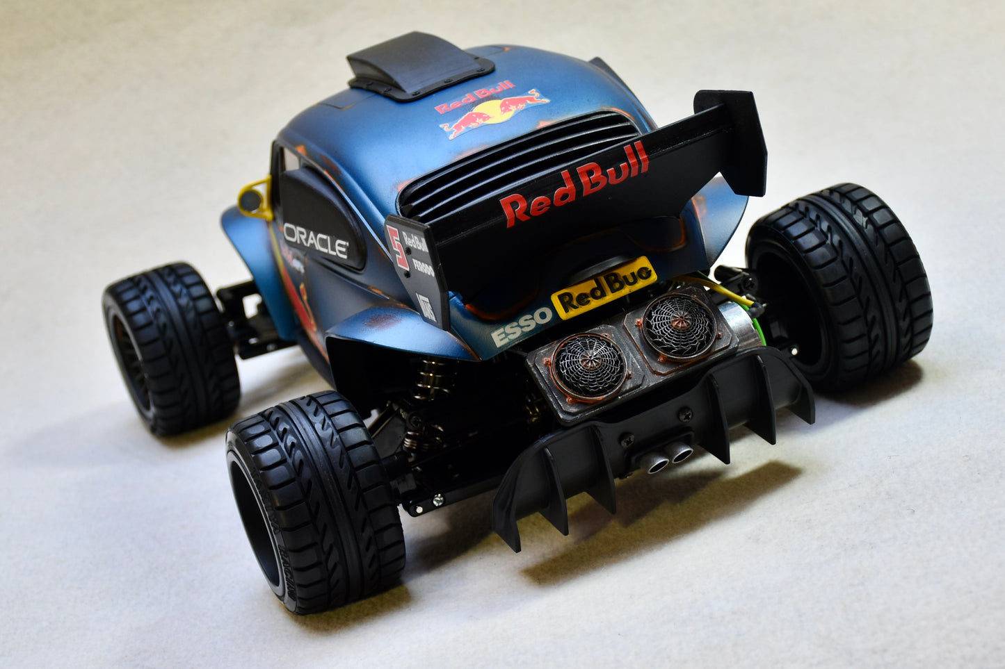 REDBUG 3  - Custom-Built Tamiya Blitzer Beetle – 1/10 RC Buggy (RED BULL LIVERY)