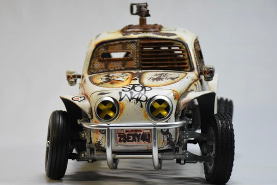 Tamiya Sand Scorcher 1/10 Custom Painted Body – Finished with Driver Figure (2SEXY4U)