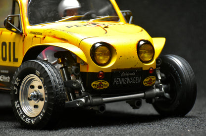 Tamiya Sand Scorcher 1/10 Custom Painted Body – Finished with Driver Figure (PENNSWAGEN)