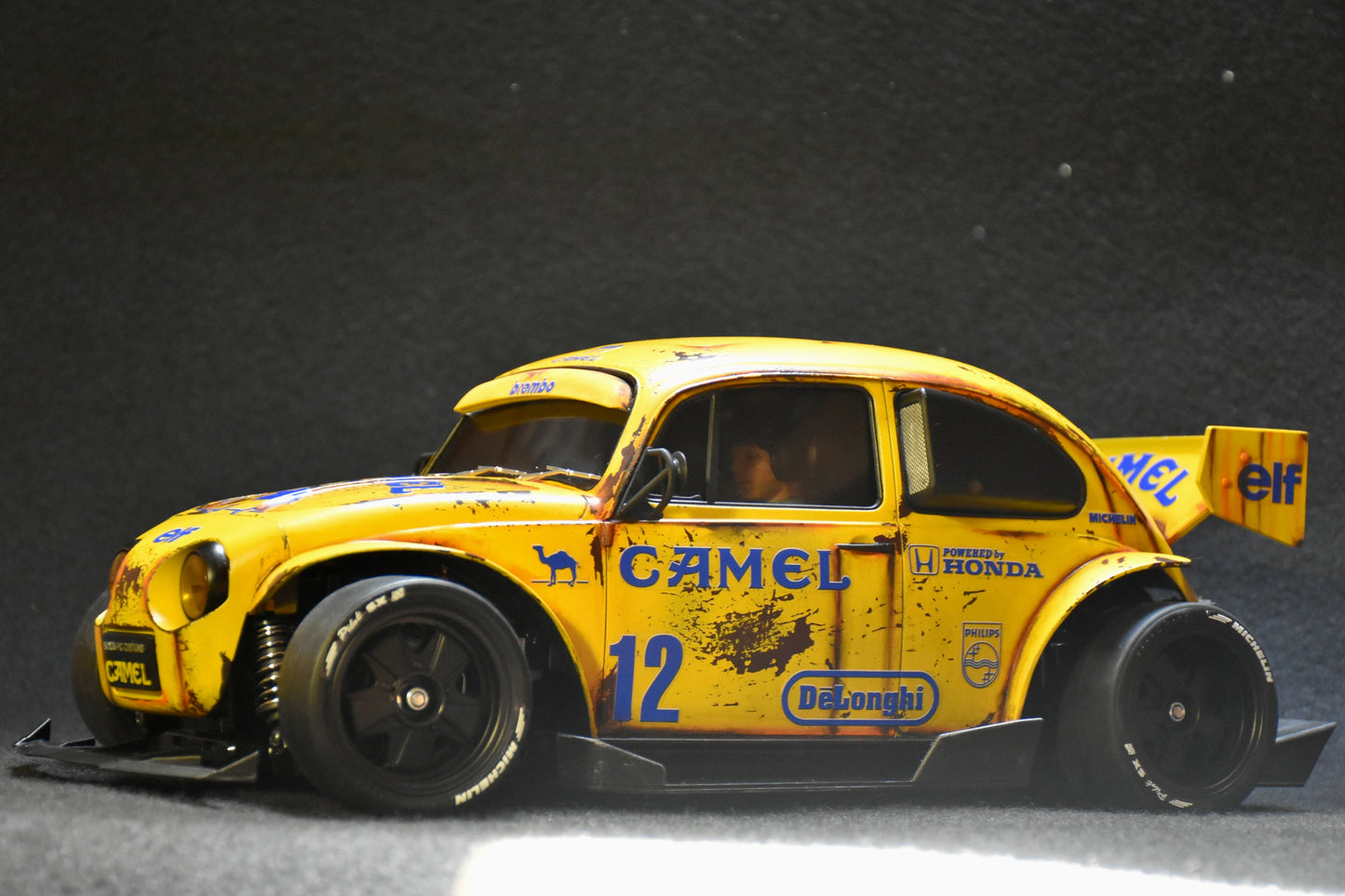 Tamiya Custom-Built STREET Blitzer Beetle (CAMEL LIVERY #2) – 1/10 RC (Tamiya BT-01 Chassis)