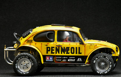 Tamiya Sand Scorcher 1/10 Custom Painted Body – Finished with Driver Figure (PENNSWAGEN)